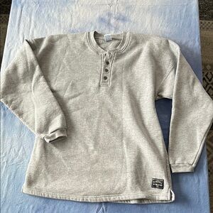 Russsell Athletic Gray Henley Sweatshirt